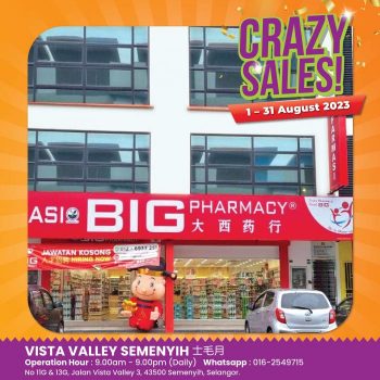 BIG-Pharmacy-Crazy-Sale-at-Vista-Valley-Semenyih-350x350 - Beauty & Health Health Supplements Malaysia Sales Personal Care Selangor 