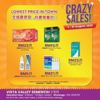 BIG-Pharmacy-Crazy-Sale-at-Vista-Valley-Semenyih-4-350x350 - Beauty & Health Health Supplements Malaysia Sales Personal Care Selangor 