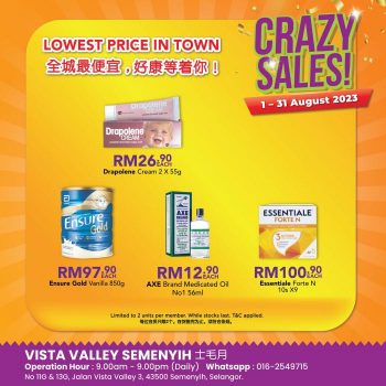 BIG-Pharmacy-Crazy-Sale-at-Vista-Valley-Semenyih-7-350x350 - Beauty & Health Health Supplements Malaysia Sales Personal Care Selangor 
