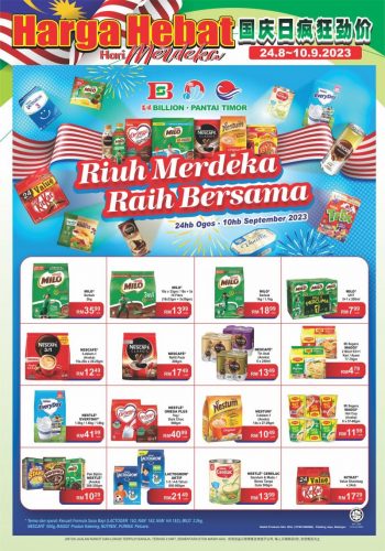 BILLION-Pantai-Timor-Merdeka-Promotion-Catalogue-10-350x500 - Johor Kedah Kelantan Kuala Lumpur Melaka Negeri Sembilan Pahang Penang Perak Perlis Promotions & Freebies Putrajaya Sabah Sarawak Selangor Supermarket & Hypermarket Terengganu 