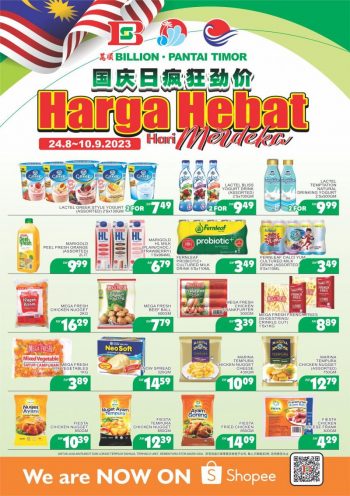 BILLION-Pantai-Timor-Merdeka-Promotion-Catalogue-350x496 - Johor Kedah Kelantan Kuala Lumpur Melaka Negeri Sembilan Pahang Penang Perak Perlis Promotions & Freebies Putrajaya Sabah Sarawak Selangor Supermarket & Hypermarket Terengganu 