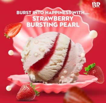 Baskin-Robbins-Strawberry-Bursting-Pearl-Ice-Cream-Flavor-350x343 - Beverages Food , Restaurant & Pub Johor Kedah Kelantan Kuala Lumpur Melaka Negeri Sembilan Pahang Penang Perak Perlis Promotions & Freebies Putrajaya Sabah Sarawak Selangor Terengganu 