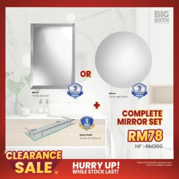 Big-Bath-Clearance-Sale-9-350x350 - Building Materials Furniture Home & Garden & Tools Home Decor Johor Kitchenware Kuala Lumpur Lightings Office Furniture Penang Perak Sabah Safety Tools & DIY Tools Sanitary & Bathroom Sarawak Selangor Warehouse Sale & Clearance in Malaysia 