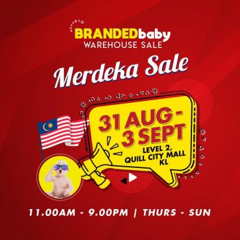 Branded-Baby-Warehouse-Sale-at-Quill-City-Mall-350x350 - Baby & Kids & Parenting Babycare Kuala Lumpur Selangor Warehouse Sale & Clearance in Malaysia 