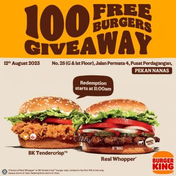 Burger-King-Opening-Free-Burgers-Free-Nuggets-Promotion-at-Pekan-Nanas-Pontian-2-350x350 - Beverages Food , Restaurant & Pub Johor Promotions & Freebies 