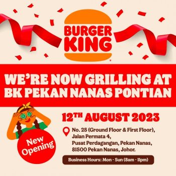 Burger-King-Opening-Free-Burgers-Free-Nuggets-Promotion-at-Pekan-Nanas-Pontian-350x350 - Beverages Food , Restaurant & Pub Johor Promotions & Freebies 