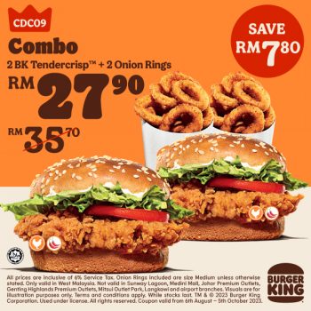 Burger-King-Special-Deal-13-350x350 - Beverages Food , Restaurant & Pub Johor Kedah Kelantan Kuala Lumpur Melaka Negeri Sembilan Pahang Penang Perak Perlis Promotions & Freebies Putrajaya Sabah Sarawak Selangor Terengganu 