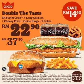 Burger-King-Special-Deal-19-350x350 - Beverages Food , Restaurant & Pub Johor Kedah Kelantan Kuala Lumpur Melaka Negeri Sembilan Pahang Penang Perak Perlis Promotions & Freebies Putrajaya Sabah Sarawak Selangor Terengganu 