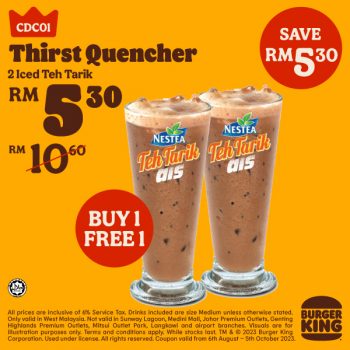 Burger-King-Special-Deal-350x350 - Beverages Food , Restaurant & Pub Johor Kedah Kelantan Kuala Lumpur Melaka Negeri Sembilan Pahang Penang Perak Perlis Promotions & Freebies Putrajaya Sabah Sarawak Selangor Terengganu 