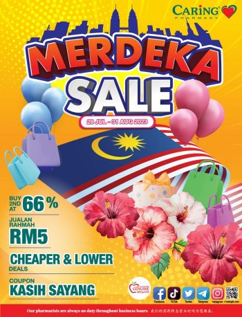 CARiNG-Pharmacy-Merdeka-Sale-350x458 - Beauty & Health Health Supplements Johor Kedah Kelantan Kuala Lumpur Malaysia Sales Melaka Negeri Sembilan Online Store Pahang Penang Perak Perlis Personal Care Putrajaya Sabah Sarawak Selangor Terengganu 