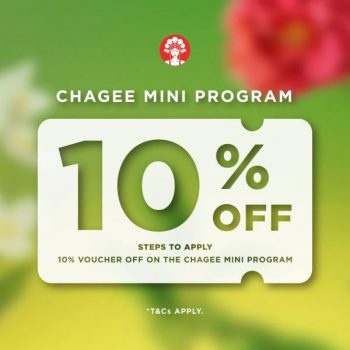 CHAGEE-Tea-Beverage-10-Discount-via-CHAGEE-Mini-Program-Promotion-350x350 - Beverages Food , Restaurant & Pub Johor Kedah Kelantan Kuala Lumpur Melaka Negeri Sembilan Pahang Penang Perak Perlis Promotions & Freebies Putrajaya Sabah Sarawak Selangor Terengganu 