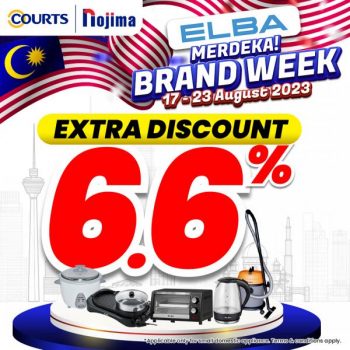COURTS-ELBA-Merdeka-Brand-Week-Sale-350x350 - Electronics & Computers Home Appliances IT Gadgets Accessories Johor Kedah Kelantan Kitchen Appliances Kuala Lumpur Malaysia Sales Melaka Negeri Sembilan Pahang Penang Perak Perlis Putrajaya Sabah Sarawak Selangor Terengganu 