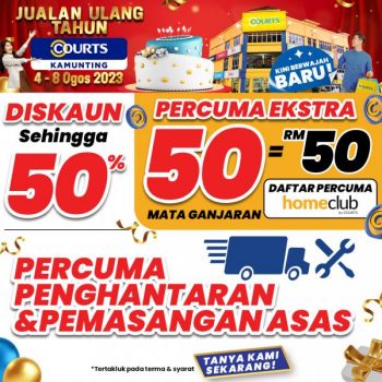 COURTS-Kamunting-Anniversary-Sale-3-350x350 - Beddings Computer Accessories Electronics & Computers Furniture Home & Garden & Tools Home Appliances Home Decor IT Gadgets Accessories Kitchen Appliances Malaysia Sales Perak 