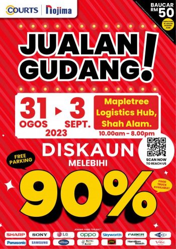 COURTS-Warehouse-Sale-350x495 - Electronics & Computers Furniture Home & Garden & Tools Home Appliances Home Decor Kitchen Appliances Selangor Warehouse Sale & Clearance in Malaysia 
