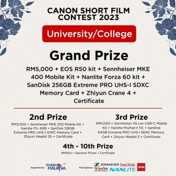 Canon-Short-Film-Contest-2-350x350 - Cameras Electronics & Computers Events & Fairs IT Gadgets Accessories Johor Kedah Kelantan Kuala Lumpur Melaka Negeri Sembilan Pahang Penang Perak Perlis Putrajaya Sabah Sarawak Selangor Terengganu 