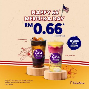 Chatime-Merdeka-Deal-350x350 - Beverages Food , Restaurant & Pub Johor Kedah Kelantan Kuala Lumpur Melaka Negeri Sembilan Pahang Penang Perak Perlis Promotions & Freebies Putrajaya Sabah Sarawak Selangor Terengganu 