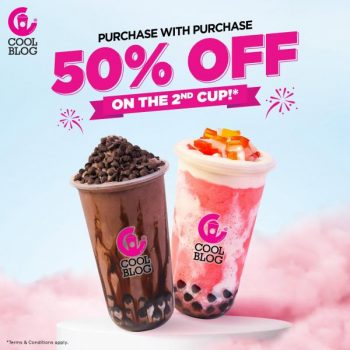 Coolblog-50-OFF-2nd-Cup-Promotion-350x350 - Beverages Food , Restaurant & Pub Johor Kedah Kelantan Kuala Lumpur Melaka Negeri Sembilan Pahang Penang Perak Perlis Promotions & Freebies Putrajaya Sabah Sarawak Selangor Terengganu 