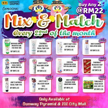 DONKI-CosmeDONKI-Mix-Match-Promotion-at-Sunway-Pyramid-IOI-City-Mall-350x350 - Beverages Food , Restaurant & Pub Kuala Lumpur Promotions & Freebies Selangor 