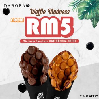 Daboba-Waffle-Madness-Deals-from-RM5-Promotion-350x350 - Beverages Food , Restaurant & Pub Johor Kedah Kelantan Kuala Lumpur Melaka Negeri Sembilan Pahang Penang Perak Perlis Promotions & Freebies Putrajaya Sabah Sarawak Selangor Terengganu 