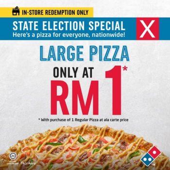 Dominos-Pizza-State-Election-Special-350x350 - Beverages Food , Restaurant & Pub Johor Kedah Kelantan Kuala Lumpur Melaka Negeri Sembilan Pahang Penang Perak Perlis Pizza Promotions & Freebies Putrajaya Sabah Sarawak Selangor Terengganu 