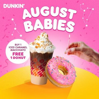 Dunkin-August-Babies-Birthday-Treat-Promotion-350x350 - Beverages Food , Restaurant & Pub Johor Kedah Kelantan Kuala Lumpur Melaka Negeri Sembilan Pahang Penang Perak Perlis Promotions & Freebies Putrajaya Sabah Sarawak Selangor Terengganu 