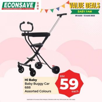 Econsave-Baby-Fair-Value-Deals-Promotion-1-350x350 - Baby & Kids & Parenting Babycare Johor Kedah Kelantan Kuala Lumpur Melaka Negeri Sembilan Pahang Penang Perak Perlis Promotions & Freebies Putrajaya Selangor Supermarket & Hypermarket Terengganu 