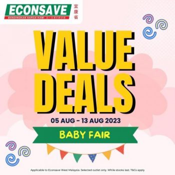 Econsave-Baby-Fair-Value-Deals-Promotion-350x350 - Baby & Kids & Parenting Babycare Johor Kedah Kelantan Kuala Lumpur Melaka Negeri Sembilan Pahang Penang Perak Perlis Promotions & Freebies Putrajaya Selangor Supermarket & Hypermarket Terengganu 
