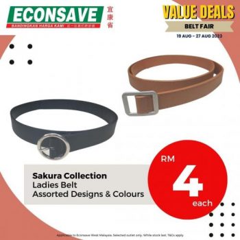 Econsave-Belt-Fair-Value-Deals-Promotion-3-350x350 - Fashion Accessories Fashion Lifestyle & Department Store Johor Kedah Kelantan Kuala Lumpur Melaka Negeri Sembilan Pahang Penang Perak Perlis Promotions & Freebies Putrajaya Selangor Supermarket & Hypermarket Terengganu 