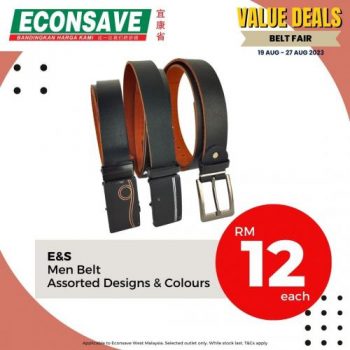 Econsave-Belt-Fair-Value-Deals-Promotion-4-350x350 - Fashion Accessories Fashion Lifestyle & Department Store Johor Kedah Kelantan Kuala Lumpur Melaka Negeri Sembilan Pahang Penang Perak Perlis Promotions & Freebies Putrajaya Selangor Supermarket & Hypermarket Terengganu 