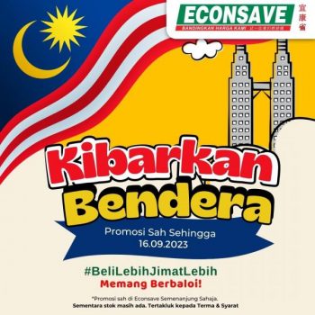 Econsave-Kibarkan-Bendera-Promotion-350x350 - Johor Kedah Kelantan Kuala Lumpur Melaka Negeri Sembilan Pahang Penang Perak Perlis Promotions & Freebies Putrajaya Selangor Supermarket & Hypermarket Terengganu 
