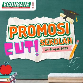 Econsave-School-Holiday-Promotion-350x350 - Johor Kedah Kelantan Kuala Lumpur Melaka Negeri Sembilan Pahang Penang Perak Perlis Promotions & Freebies Putrajaya Sabah Sarawak Selangor Supermarket & Hypermarket Terengganu 