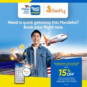 Firefly-book-via-TNG-eWallet-15-Discount-Merdeka-Promotion-350x350 - Air Fare eWallet & Digital Currency Johor Kedah Kelantan Kuala Lumpur Melaka Negeri Sembilan Online Store Pahang Penang Perak Perlis Promotions & Freebies Putrajaya Sabah Sarawak Selangor Sports,Leisure & Travel Terengganu 