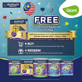 Giant-Free-Anmum-Essentials-Gold-Promotion-350x350 - Johor Kedah Kelantan Kuala Lumpur Melaka Negeri Sembilan Pahang Penang Perak Perlis Promotions & Freebies Putrajaya Sabah Sarawak Selangor Supermarket & Hypermarket Terengganu 