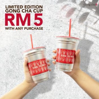 Gong-Cha-Limited-Edition-Gong-Cha-Cup-for-RM5-Promotion-350x350 - Beverages Food , Restaurant & Pub Johor Kuala Lumpur Penang Promotions & Freebies Selangor 