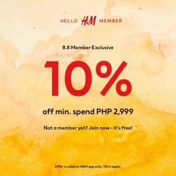 HM-8.8-Member-Exclusive-Sale-350x350 - Apparels Fashion Accessories Fashion Lifestyle & Department Store Johor Kedah Kelantan Kuala Lumpur Malaysia Sales Melaka Negeri Sembilan Online Store Pahang Penang Perak Perlis Putrajaya Sabah Sarawak Selangor Terengganu 