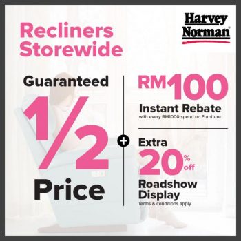 Harvey-Norman-World-Of-Recliners-Roadshow-Sale-at-Pavilion-Bukit-Jalil-1-350x350 - Furniture Home & Garden & Tools Home Decor Kuala Lumpur Malaysia Sales Selangor 