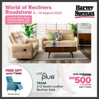 Harvey-Norman-World-Of-Recliners-Roadshow-Sale-at-Pavilion-Bukit-Jalil-3-350x350 - Furniture Home & Garden & Tools Home Decor Kuala Lumpur Malaysia Sales Selangor 