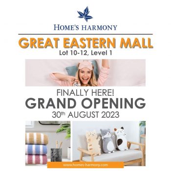Homes-Harmony-Grand-Opening-Promo-at-Great-Eastern-Mall-350x350 - Furniture Home & Garden & Tools Home Decor Kuala Lumpur Promotions & Freebies Selangor 