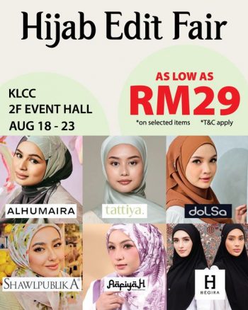 Isetan-Hijab-Edit-Fair-350x438 - Events & Fairs Fashion Accessories Fashion Lifestyle & Department Store Kuala Lumpur Selangor 