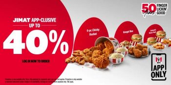 KFC-Jimat-App-Clusive-Up-To-40-OFF-Promotion-350x175 - Beverages Food , Restaurant & Pub Johor Kedah Kelantan Kuala Lumpur Melaka Negeri Sembilan Pahang Penang Perak Perlis Promotions & Freebies Putrajaya Sabah Sarawak Selangor Terengganu 