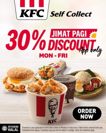 KFC-Jimat-Pagi-30-Discount-Promotion-350x438 - Beverages Food , Restaurant & Pub Johor Kedah Kelantan Kuala Lumpur Melaka Negeri Sembilan Pahang Penang Perak Perlis Promotions & Freebies Putrajaya Sabah Sarawak Selangor Terengganu 