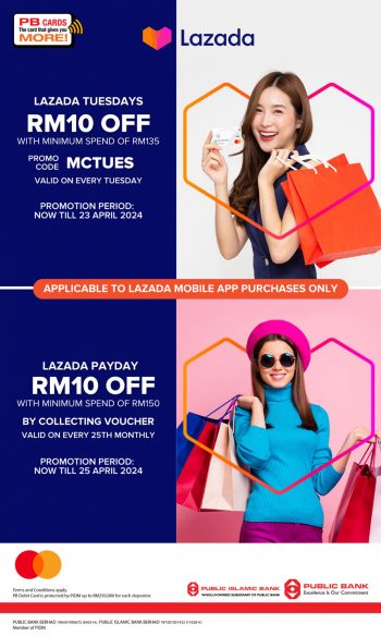 Lazada-Tuesdays-PayDay-Deal-with-Public-Bank-350x584 - Bank & Finance Johor Kedah Kelantan Kuala Lumpur Melaka Negeri Sembilan Online Store Pahang Penang Perak Perlis Promotions & Freebies Public Bank Putrajaya Sabah Sarawak Selangor Terengganu 