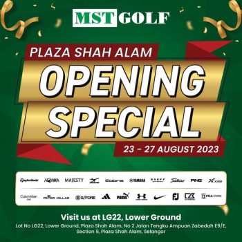 MST-Golf-Opening-Special-at-Plaza-Shah-Alam-350x350 - Golf Promotions & Freebies Selangor Sports,Leisure & Travel 