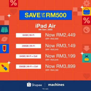 Machines-Shopee-8.8-Sale-11-350x350 - Electronics & Computers IT Gadgets Accessories Johor Kedah Kelantan Kuala Lumpur Laptop Malaysia Sales Melaka Mobile Phone Negeri Sembilan Pahang Penang Perak Perlis Putrajaya Sabah Sarawak Selangor Tablets Terengganu 