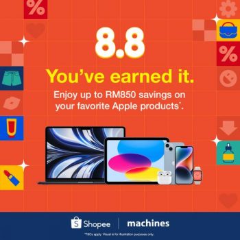 Machines-Shopee-8.8-Sale-350x350 - Electronics & Computers IT Gadgets Accessories Johor Kedah Kelantan Kuala Lumpur Laptop Malaysia Sales Melaka Mobile Phone Negeri Sembilan Pahang Penang Perak Perlis Putrajaya Sabah Sarawak Selangor Tablets Terengganu 
