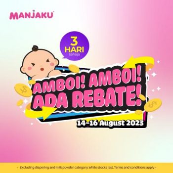 Manjaku-Amboi-Amboi-Ada-Rebate-Promotion-350x350 - Baby & Kids & Parenting Babycare Johor Kedah Kelantan Kuala Lumpur Melaka Negeri Sembilan Pahang Penang Perak Perlis Promotions & Freebies Putrajaya Sabah Sarawak Selangor Terengganu 