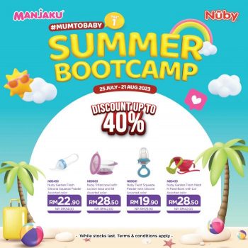 Manjaku-Nuby-Summer-Bootcamp-Promo-350x350 - Baby & Kids & Parenting Babycare Johor Kedah Kelantan Kuala Lumpur Melaka Negeri Sembilan Pahang Penang Perak Perlis Promotions & Freebies Putrajaya Sabah Sarawak Selangor Terengganu 