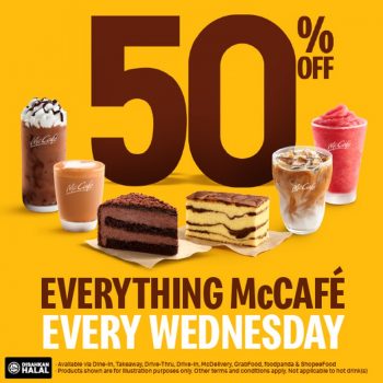 McDonalds-McCafe-Delights-at-50-Off-with-Half-Price-Wednesdays-Promo-350x350 - Beverages Food , Restaurant & Pub Johor Kedah Kelantan Kuala Lumpur Melaka Negeri Sembilan Pahang Penang Perak Perlis Promotions & Freebies Putrajaya Sabah Sarawak Selangor Terengganu 