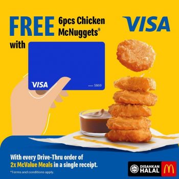 McDonalds-McNuggets-Promo-with-VISA-350x350 - Beverages Food , Restaurant & Pub Johor Kedah Kelantan Kuala Lumpur Melaka Negeri Sembilan Pahang Penang Perak Perlis Promotions & Freebies Putrajaya Sabah Sarawak Selangor Terengganu 