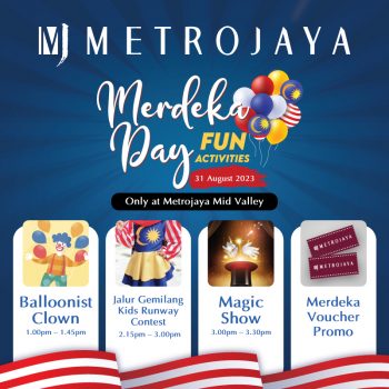 Metrojaya-Merdeka-Day-Fun-Activities-350x350 - Events & Fairs Kuala Lumpur Selangor 